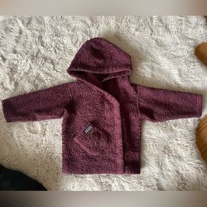 Patagonia 12M purple button jacket